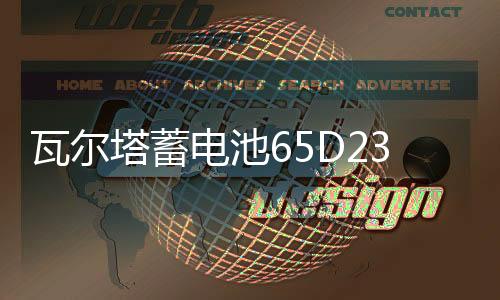 瓦尔塔蓄电池65D23L适配花冠卡罗拉悦动比亚迪F3G3帝豪汽车电瓶